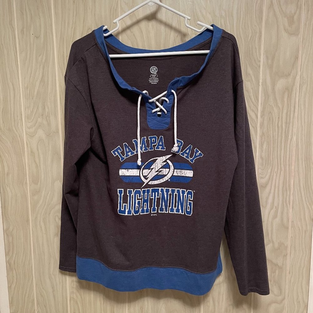 NHL TAMPA BAY LIGHTNING LONG SLEEVE SHIRT